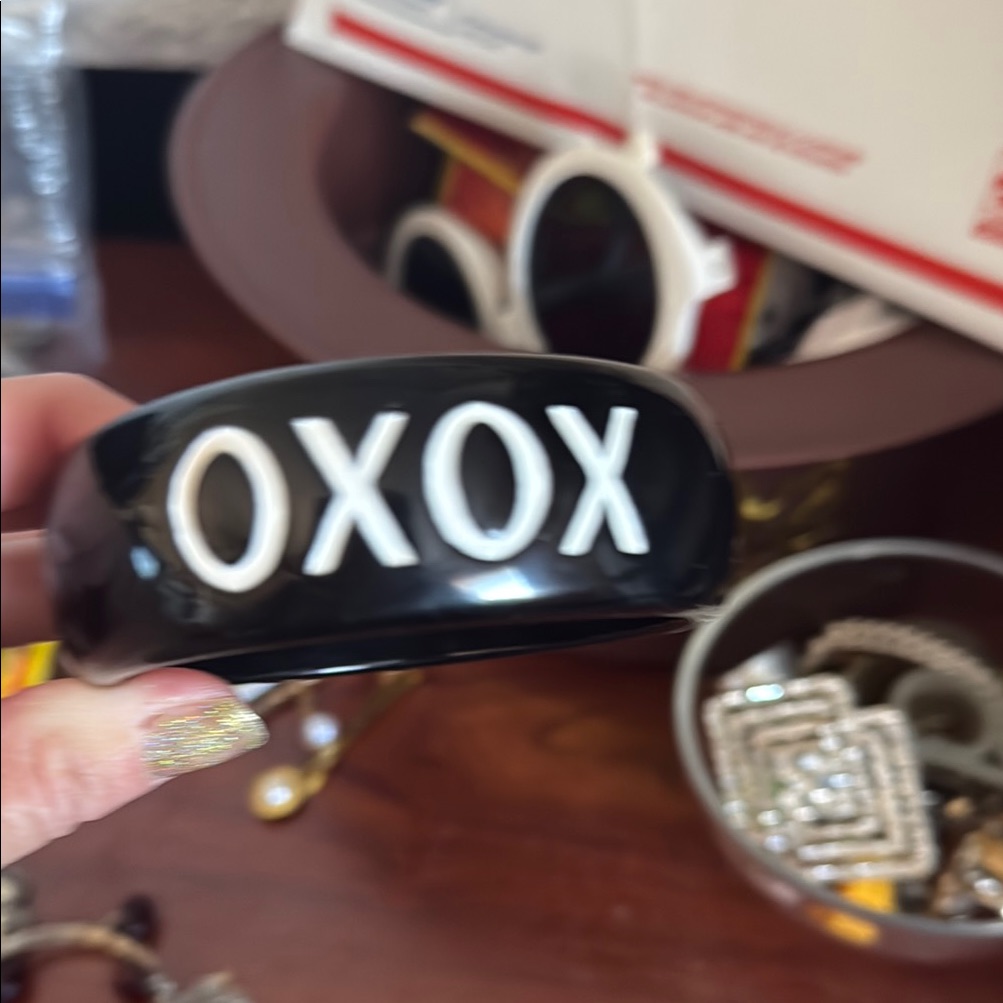 Xoxo Black And White Bracelet